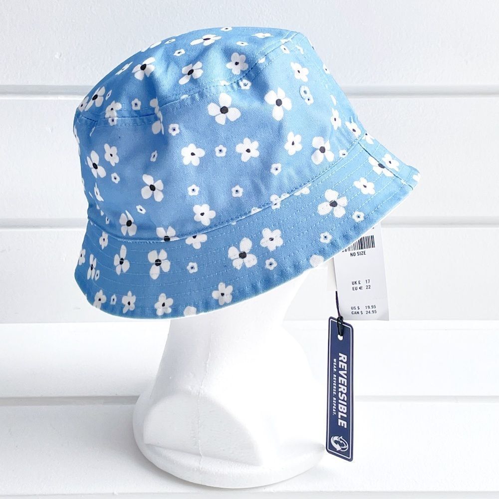 Hollister Girls Reversible Bucket Hat New With Tags One Size - Picture 2 of 10